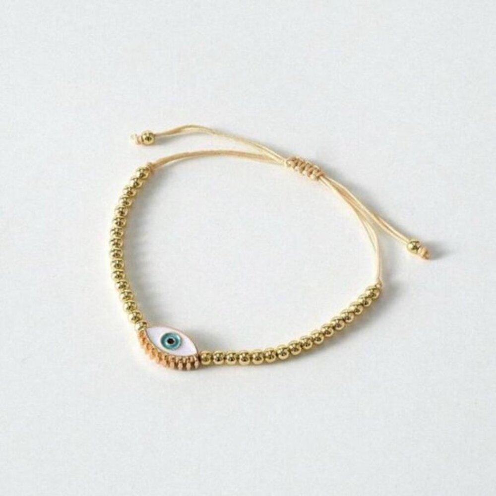 Evil Eye Beaded Bracelet Q457